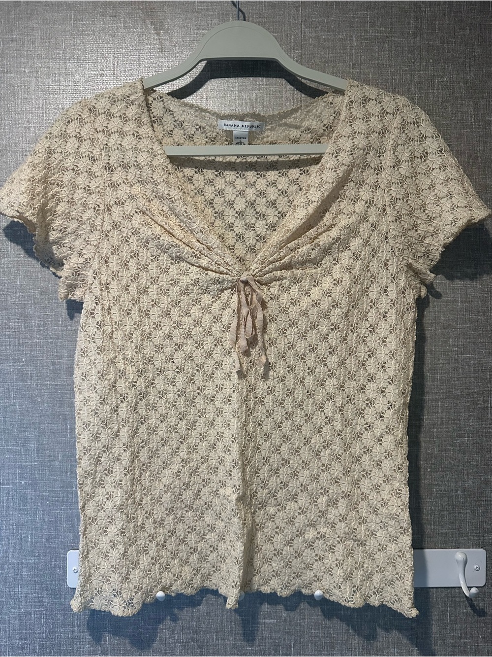Vintage Banana Republic lace top